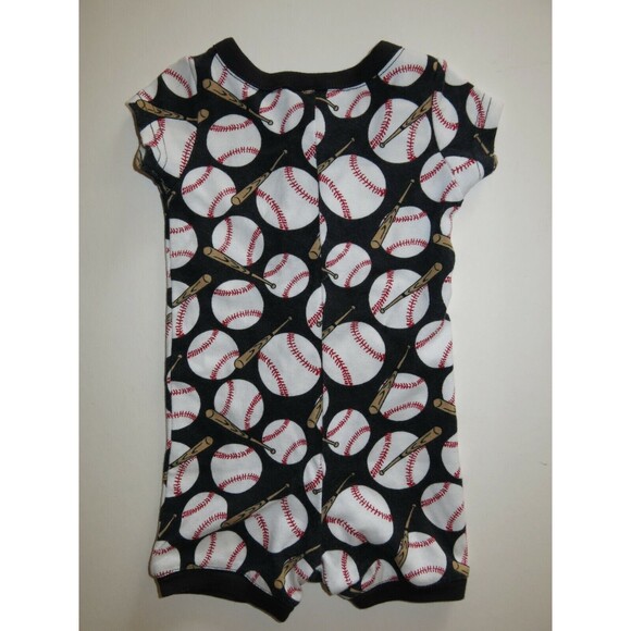Gymboree baby boy lil slugger pj's shorts romper sleeper sleep play gymmies 3-6 - Picture 4 of 4